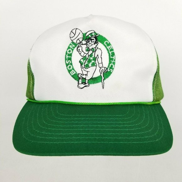 boston celtics trucker hat